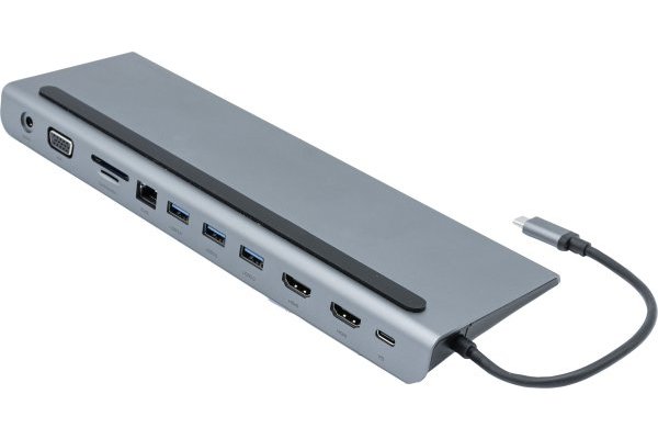 SD1650P Station d'accueil mobile USB-C 4K avec transfert d'alimentation  jusqu'à 100 W, Universal Laptop & USB Docking Stations