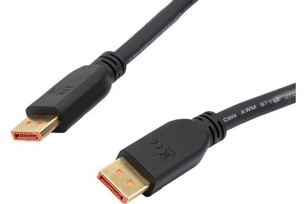 CORDON DISPLAYPORT 2.1 matriaux recycls 80Gbps - 1 M